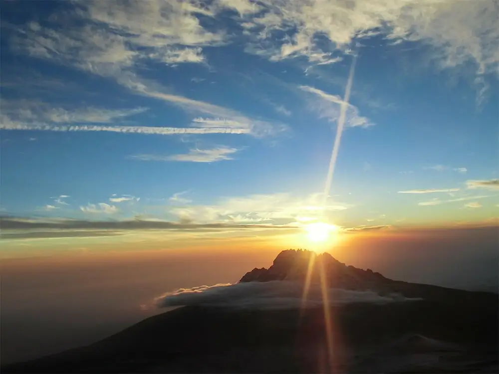 kilimanjaro sunset